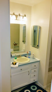 Howell NJ Bathroom Renovation – Vanity Area Before