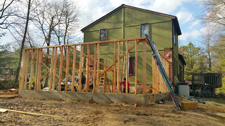 Framing Garage Addition in Jackson NJ - Rasinski Construction