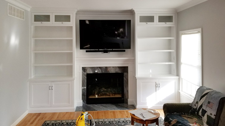 Wall Township Built-In Project After Photo - Rasinski Construction