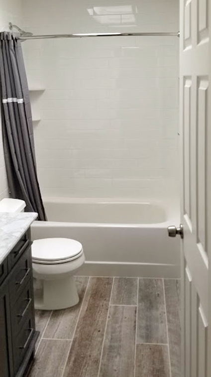Monmouth County Bathroom Shower After Rasinski Construction Remodel