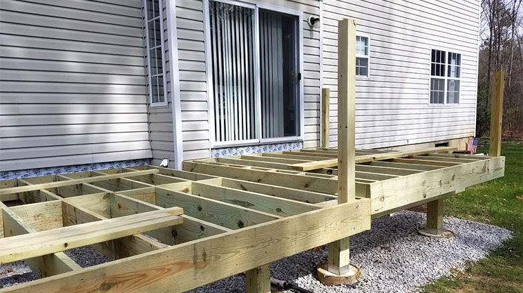 Build of Jackson NJ Trex Deck by Rasinski Construction