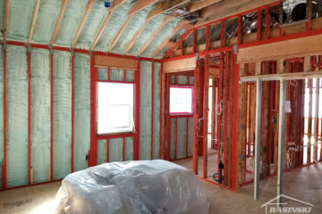 Installation of Insulation for Monmouth County Home Addition by Rasinski Construction