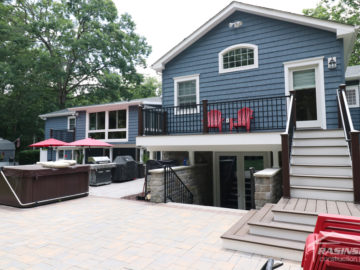 New Deck on Monmouth County Home Installed by Rasinski Construction