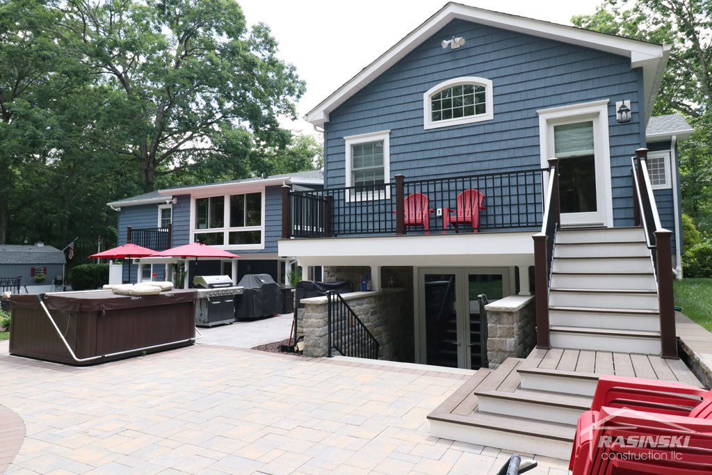 New Deck on Monmouth County Home Installed by Rasinski Construction