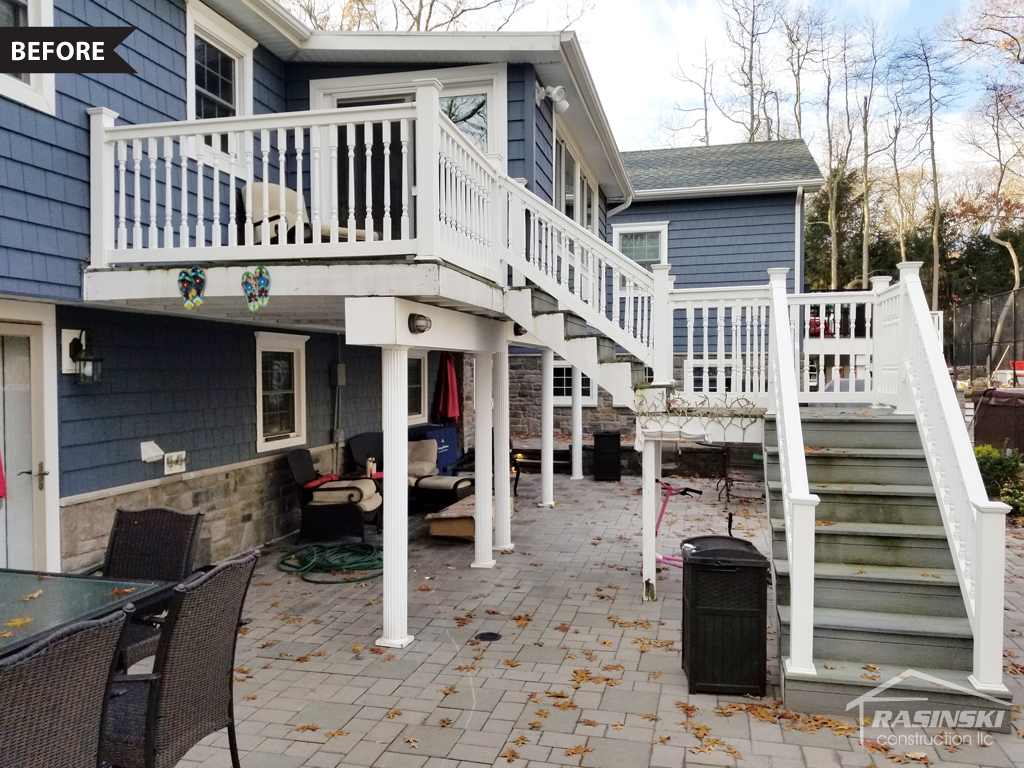 Before Photo of Old Deck