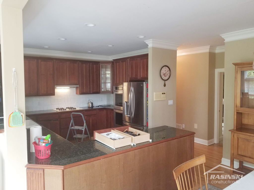 Kitchen in Monmouth County NJ Before Remodel by Rasinski Construction View 1