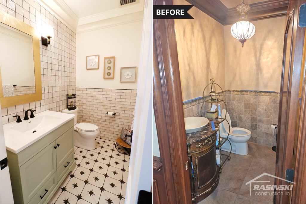 Bathroom remodel completed by Rasinski Construction in Colts Neck NJ