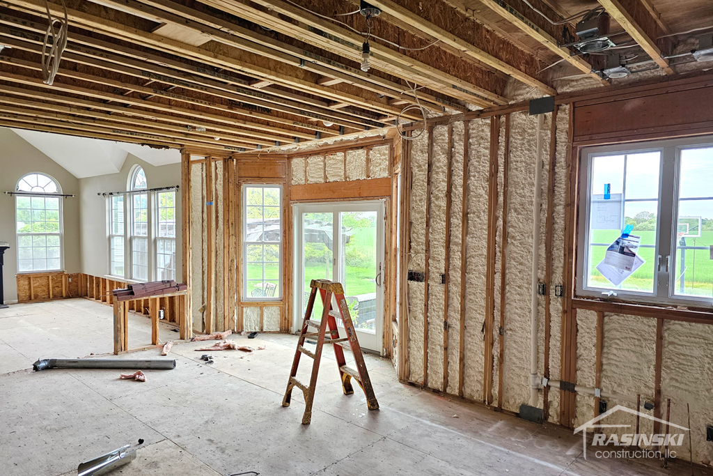Remodeling of a Home in South Brunswick, NJ in Progress by Rasinski Construction
